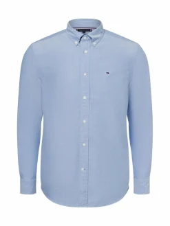 Tommy Hilfiger Hemden<Herren Hemd hellblau weiß strukturiert