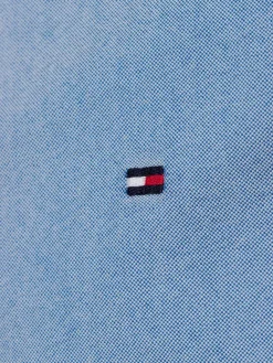 Tommy Hilfiger Hemden<Herren Hemd hellblau weiß strukturiert