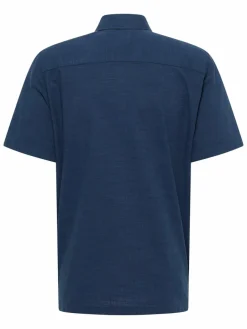 Mustang Hemden<Herren Hemd blau uni