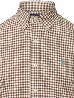 Polo Ralph Lauren Hemden<Herren Hemd mocca weiß kariert