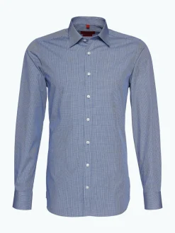 Finshley & Harding Hemden<Herren Hemd hellblau blau kariert