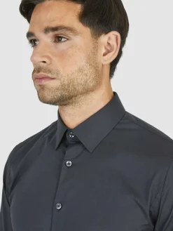 Daniel Hechter Hemden<Herren Hemd schwarz uni