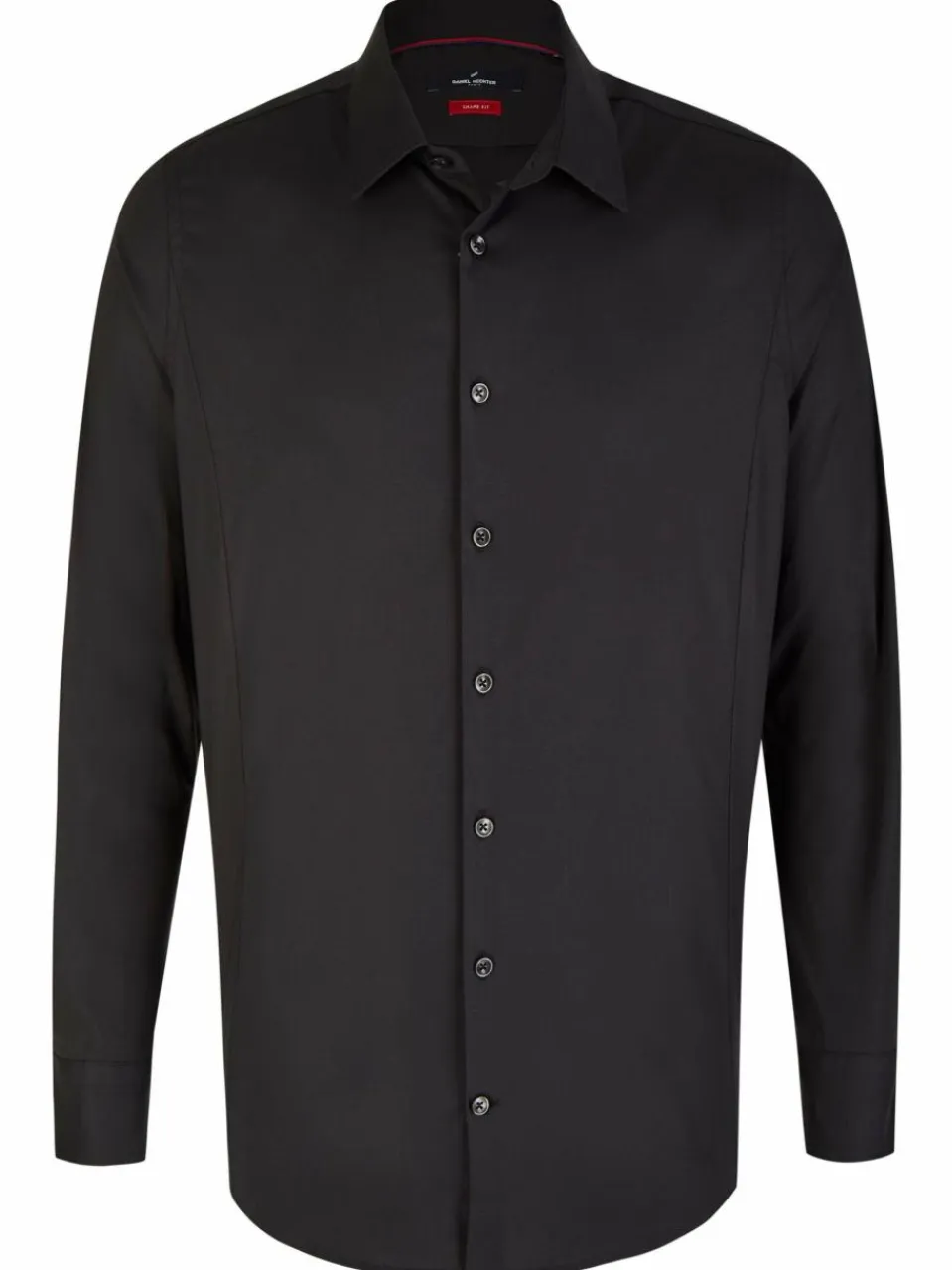 Daniel Hechter Hemden<Herren Hemd schwarz uni