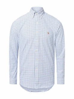 Polo Ralph Lauren Hemden<Herren Hemd - Custom Fit weiß blau kariert