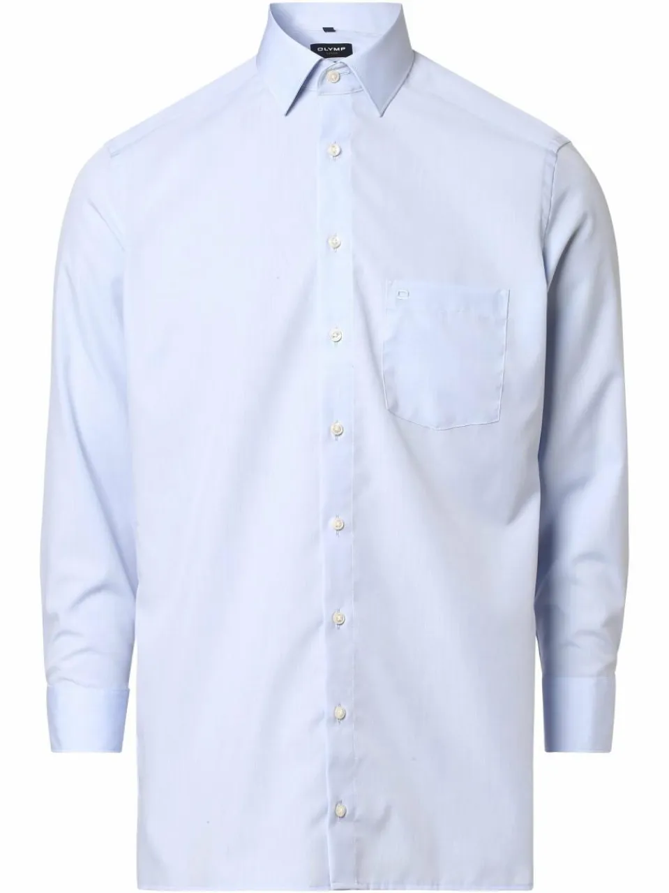 OLYMP Luxor modern fit Hemden<Herren Hemd - Extrakurze Ärmel hellblau uni