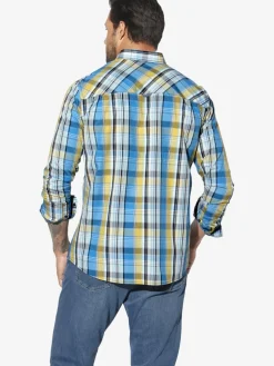 Jan Vanderstorm Hemden<Herren Hemd - JORHEIM blau kariert