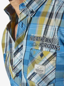 Jan Vanderstorm Hemden<Herren Hemd - JORHEIM blau kariert