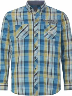 Jan Vanderstorm Hemden<Herren Hemd - JORHEIM blau kariert