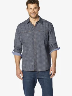 BABISTA Hemden<Herren Hemd - LIODETTO blau bedruckt