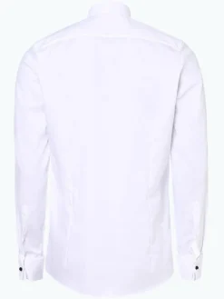 Finshley & Harding Hemden<Herren Hemd mit Umschlagmanschetten weiß uni