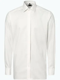 OLYMP Luxor modern fit Hemden<Herren Hemd mit Umschlagmanschetten ecru gemustert