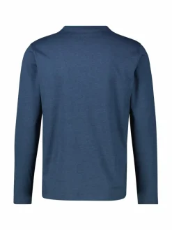 LERROS Shirts<Herren Henleyshirt marine uni