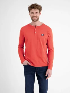 Herren LERROS Shirts>Herren Henleyshirt
