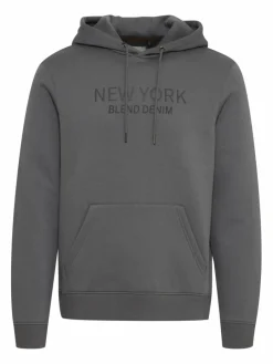 BLEND Sweatshirts & Sweatjacken<Herren Hoodie grau uni