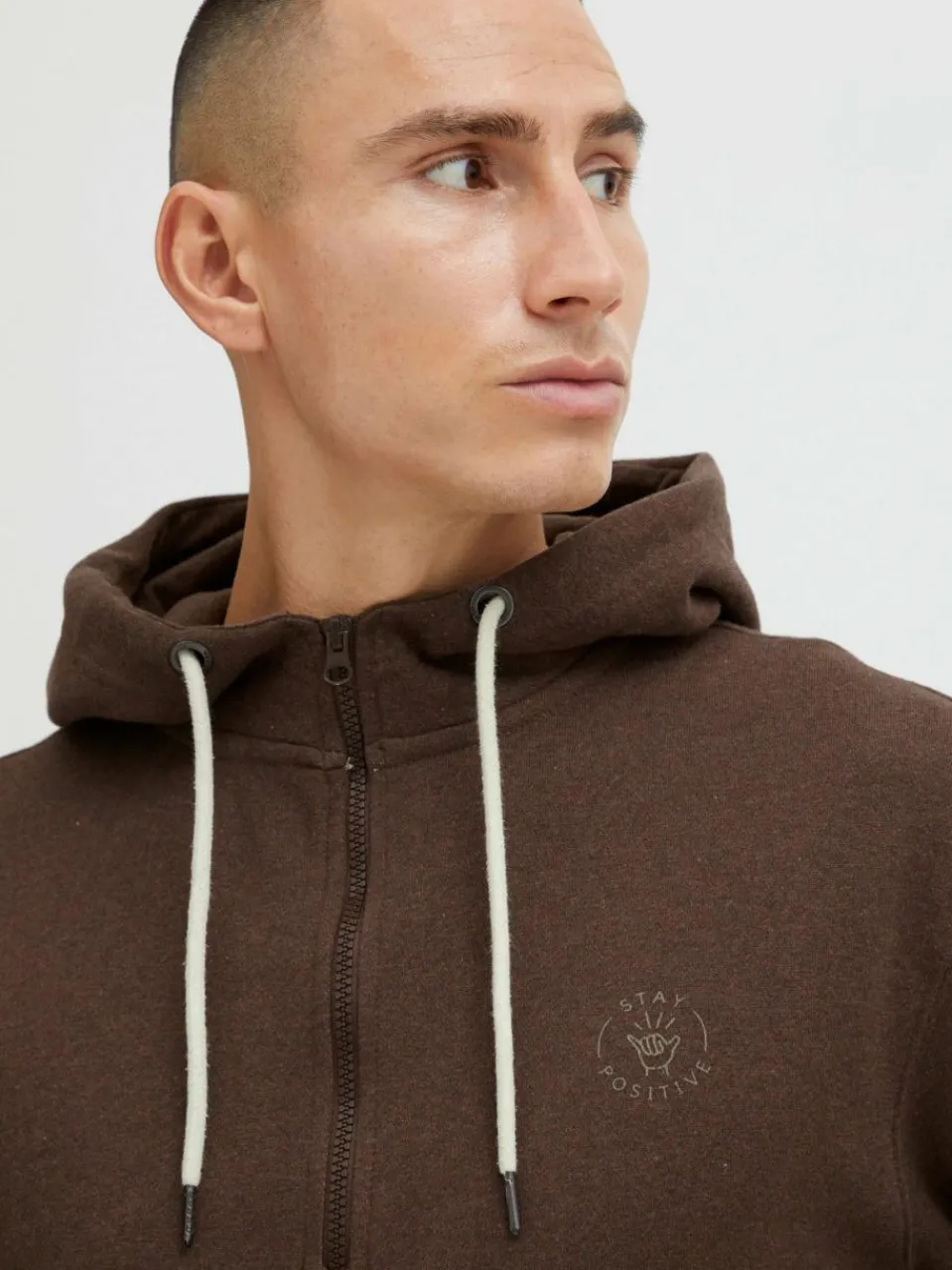 BLEND Sweatshirts & Sweatjacken<Herren Hoodie braun uni