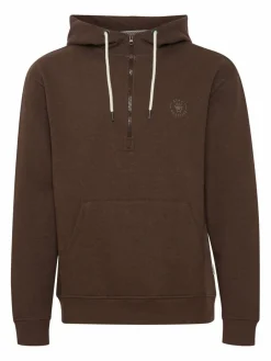 BLEND Sweatshirts & Sweatjacken<Herren Hoodie braun uni