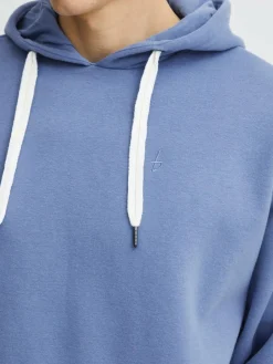 BLEND Sweatshirts & Sweatjacken<Herren Hoodie blau gemustert