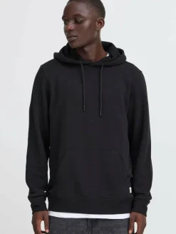 BLEND Sweatshirts & Sweatjacken<Herren Hoodie - BHKusol schwarz uni