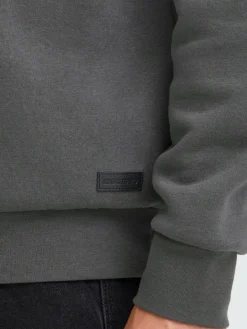 BLEND Sweatshirts & Sweatjacken<Herren Hoodie - BHSuno grau bedruckt