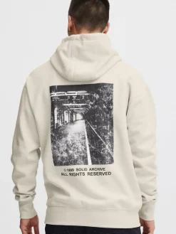 Solid Sweatshirts & Sweatjacken<Herren Hoodie - SDHanno beige bedruckt