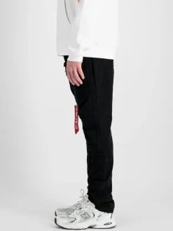Alpha Industries Hosen<Herren Hose schwarz uni