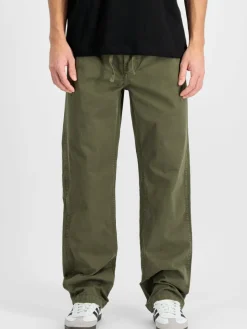 Alpha Industries Hosen<Herren Hose oliv uni