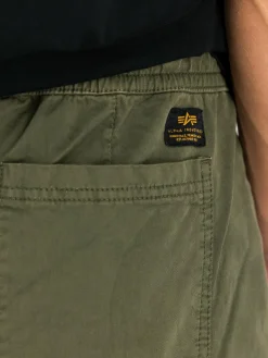 Alpha Industries Hosen<Herren Hose oliv uni