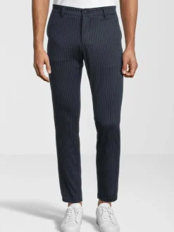 Steffen Klein Anzüge<Herren Hose blau gestreift