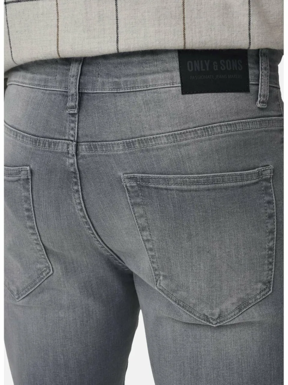 Only&Sons Jeans<Herren Hose grau uni