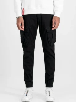 Alpha Industries Hosen<Herren Hose schwarz uni