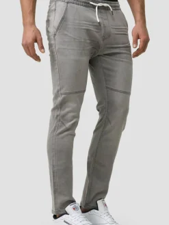 Indicode Jeans<Herren Hose - Fabrizio grau uni