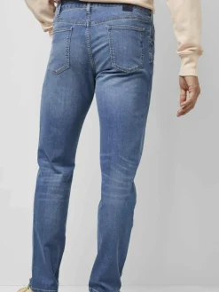 MEYER Jeans<Herren Hose - M5 Slim blau uni