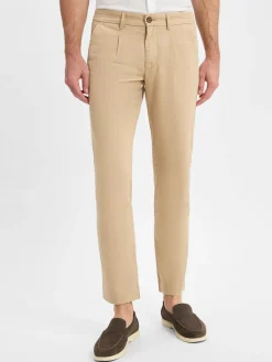 Herren Nils Sundström Baukasten-Anzüge>Herren Hose mit Leinenanteil