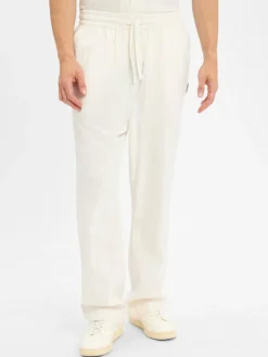 PEGADOR Hosen<Herren Hose mit Leinen-Anteil - Lavus ecru uni