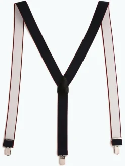 Finshley & Harding London Gürtel & Hosenträger<Herren Hosenträger marine bordeaux uni