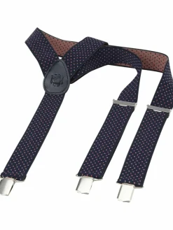 Jan Vanderstorm Gürtel & Hosenträger<Herren Hosenträger - BJASPE blau bedruckt