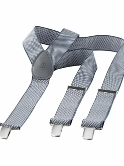 Charles Colby Gürtel & Hosenträger<Herren Hosenträger - LORD AARON grau bedruckt