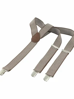 Jan Vanderstorm Gürtel & Hosenträger<Herren Hosenträger - VAITO braun bedruckt