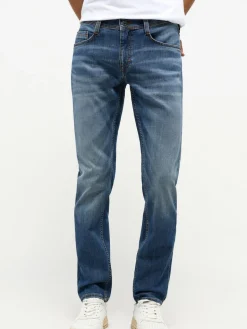 Mustang Jeans<Herren Jeans blau uni