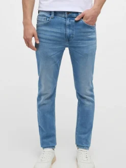 Mustang Jeans<Herren Jeans light stone uni