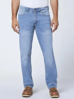 Oklahoma Jeans Jeans<Herren Jeans hellblau uni