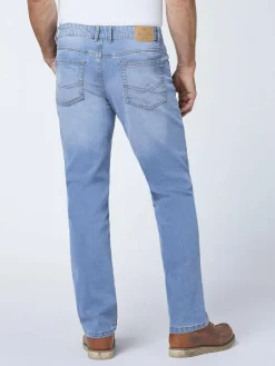 Oklahoma Jeans Jeans<Herren Jeans hellblau uni