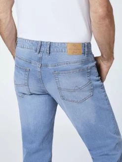 Oklahoma Jeans Jeans<Herren Jeans hellblau uni