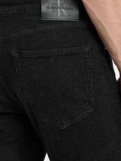 Calvin Klein Jeans Jeans<Herren Jeans schwarz meliert