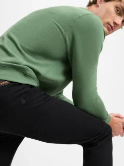 BOSS Orange Jeans|Hosen<Herren Jeans - Delaware schwarz uni