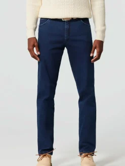 MEYER Jeans<Herren Jeans - Dublin blau uni