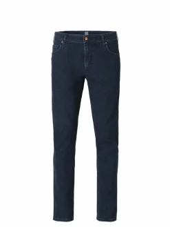 MEYER Jeans<Herren Jeans - Five Pocket blau uni