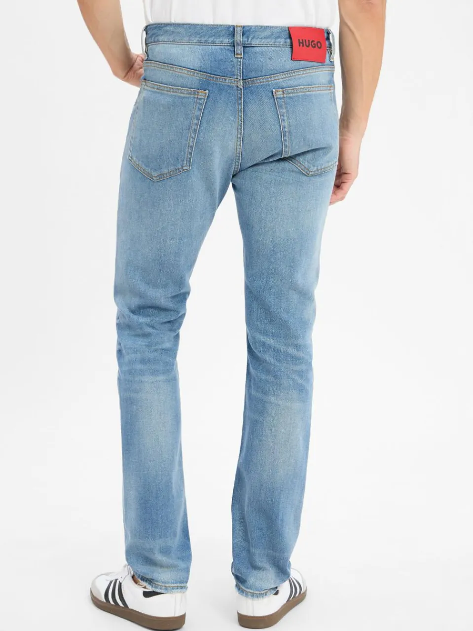 HUGO Jeans<Herren Jeans - light stone uni
