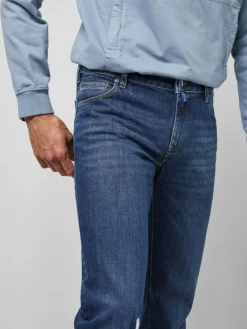 MEYER Jeans<Herren Jeans - M5 Regular blau uni