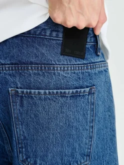 Herren Solid Jeans><noscript><img width=